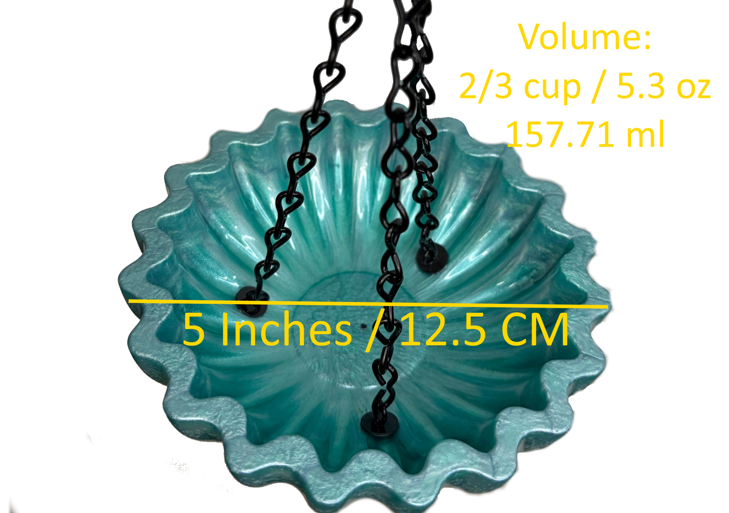 Beautiful 5oz Handmade Ant Moat