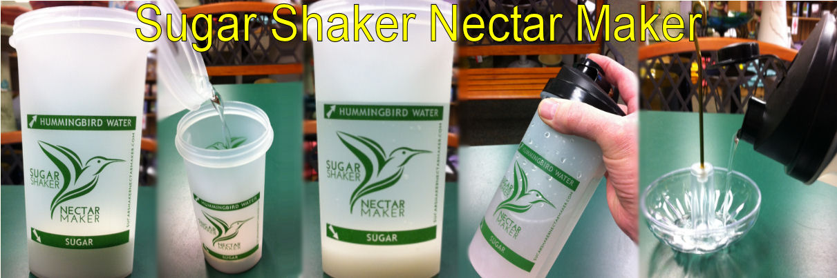 How to mix hummingbird nectar using the sugar shaker nectar maker