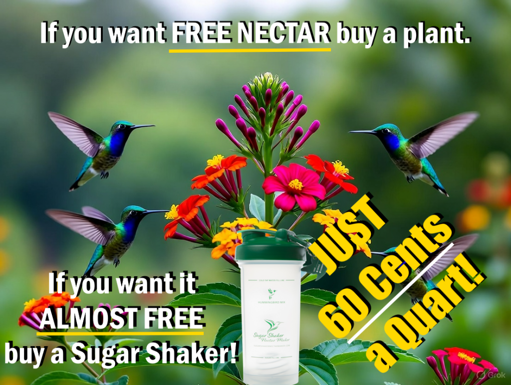 The Sugar Shaker Nectar Maker is almost free nectar