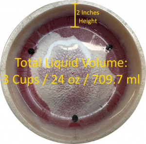 Mega Ant Moat holds 3 cups of water