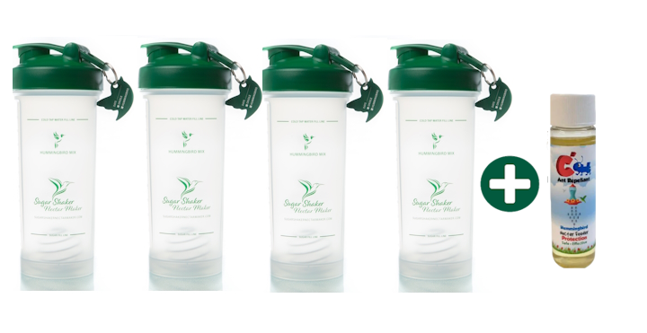 sugar shaker nectar maker 4 units plus cant ant repellent