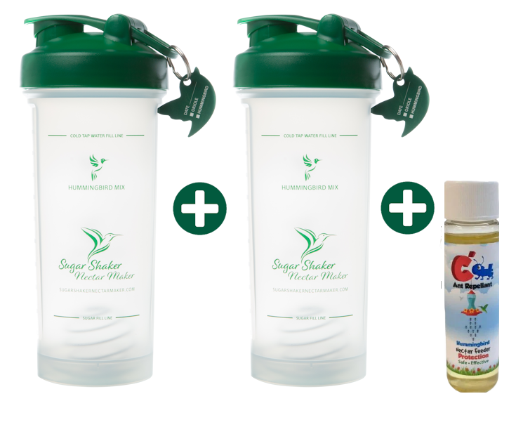 Sugar Shaker Nectar Maker 2 Units plus Cant Ant repellent